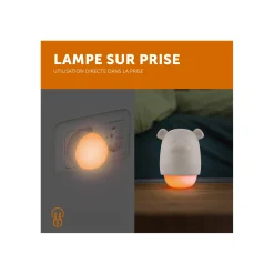 Zazu                    Veilleuse Benny compacte nomade    Sauge