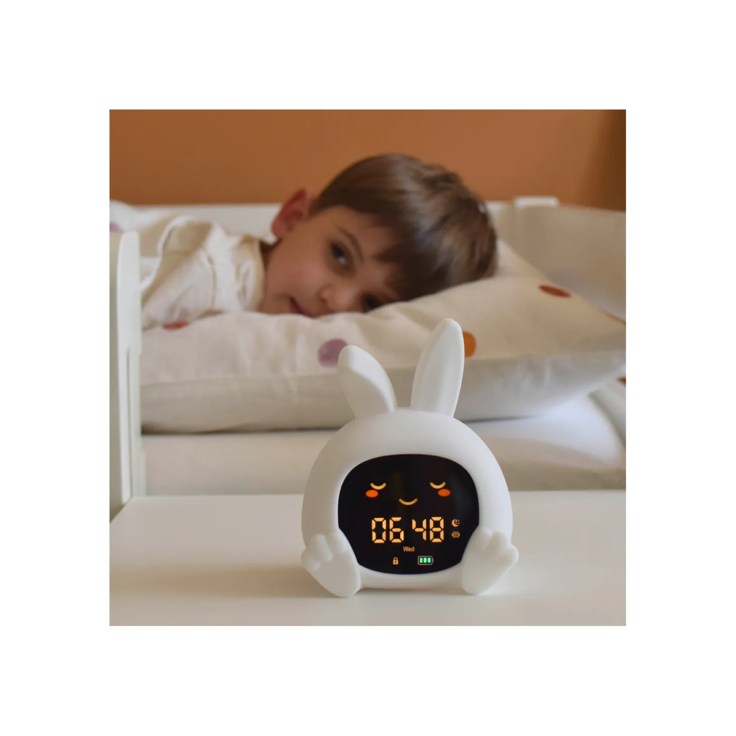 Zazu Veilleuse & sons Sarah Réveil éducatif Multicolore